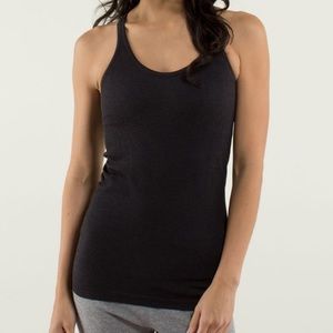 Lululemon black ebb to street racer back tank top